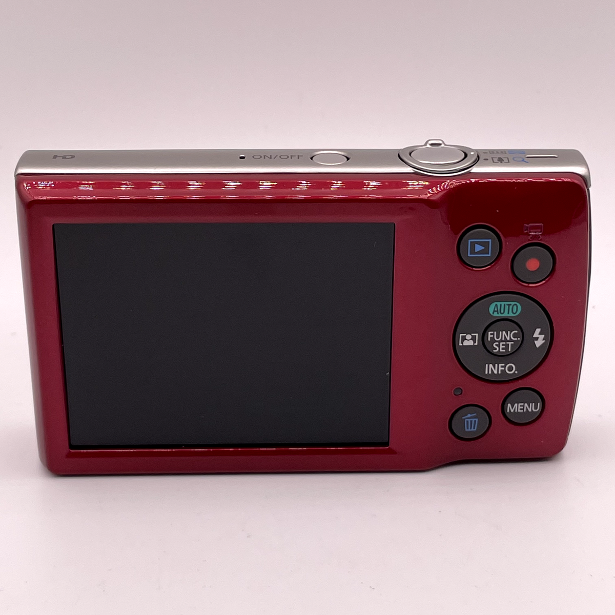 Canon PowerShot ELPH 180 Digital Camera – Red – Tested Working