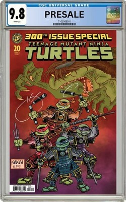 CGC 9.8 TMNT 300 STAN SAKAI 1:50 variant cover Pre-Sale 7/22/26