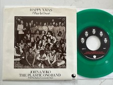 ORIG. HAPPY XMAS JOHN LENNON GREEN VINYL APPLE 1842 WINCHESTER  EX/NM