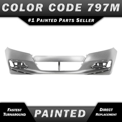 NEW Painted *NH797M Steel* Front Bumper Cover Fascia for 2018-2020 Honda Accord