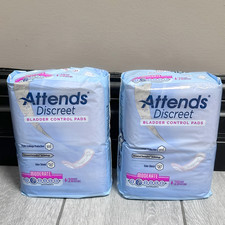 Attends Discreet Bladder Control Pads, Moderate, ADPMOD 40CT 2 Packs of 20