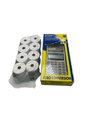 Sharp EL-1611E 12 digit electronic printing calculator with Paper Rolls