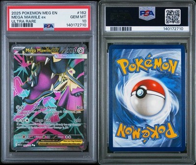 2025 POKEMON MEG EN-MEGA EVOLUTION ULTRA RARE #162 MEGA MAWILE EX