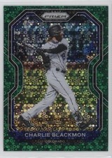 2021 Panini Prizm Tier II Green Donut Circle Prizm Charlie Blackmon #150 1ly0