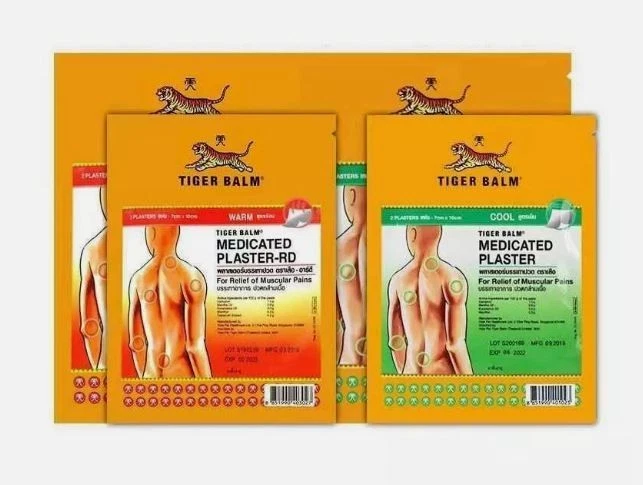  PLASTERS TIGER BALM WARM, COOL PLASTERS-RD 10cm x 14cm  (Set of 4 plasters) - Image 2 of 4