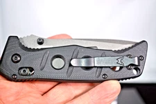 Benchmade Adamas 275GY-1 Knife | Black G10 | Drop-Point | CPM-CruWear