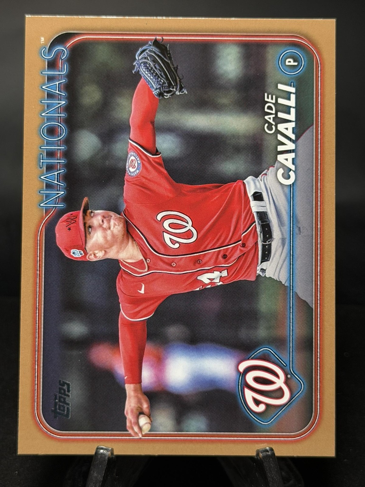 2024 Topps Update #US126 Cade Cavalli Gold #/2024