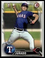 2016 Bowman #BP48 Ariel Jurado Texas Rangers