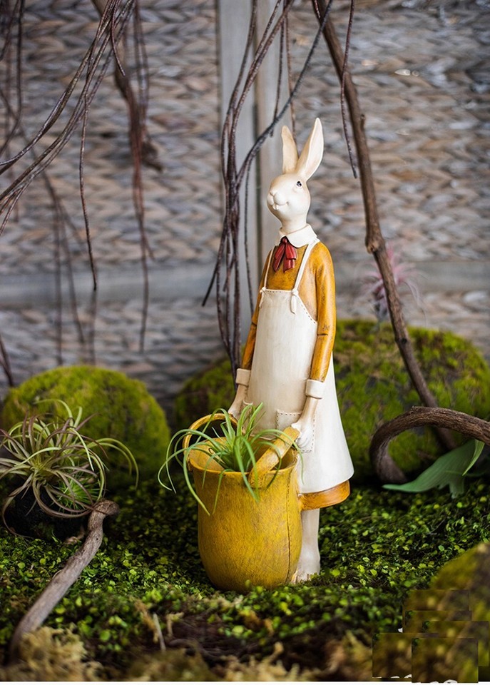 Perfect Rabbit Shaped Decorative Storage Bottle Pen Holder Tool Box ...