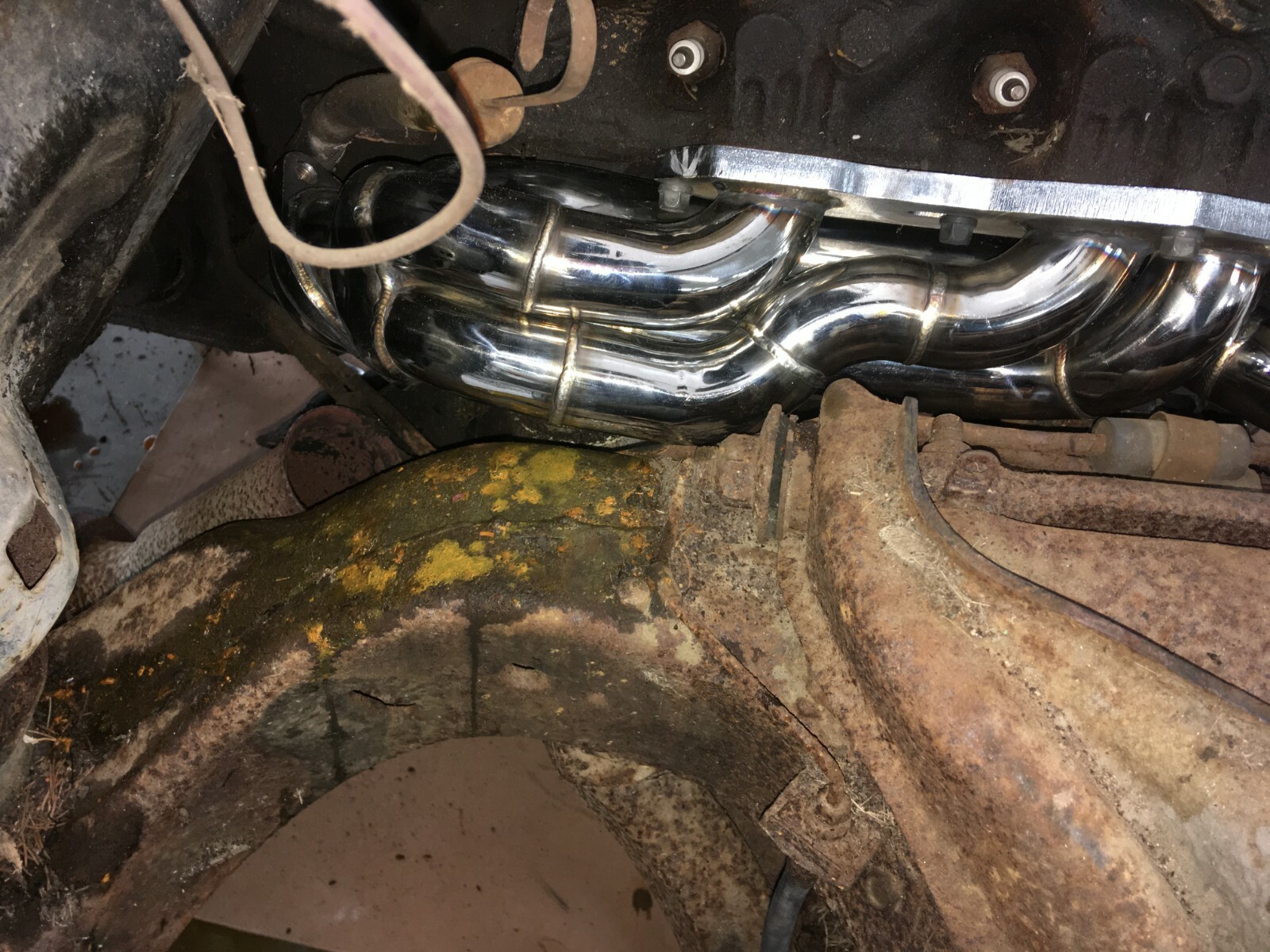 Oldsmobile SMALL BLOCK 304 stainless steel shorty headers 260 307 330 350 403 eBay