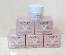 VICHY IDEALIA SKIN SLEEP RECOVERY NIGHT GEL-BALM 0.51 OZ LOT OF 5