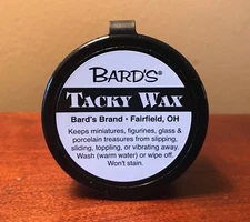Bard's Brand TACKY WAX Wonderful Temporary Sticky Adhesive Holds Minis SMALL TUB