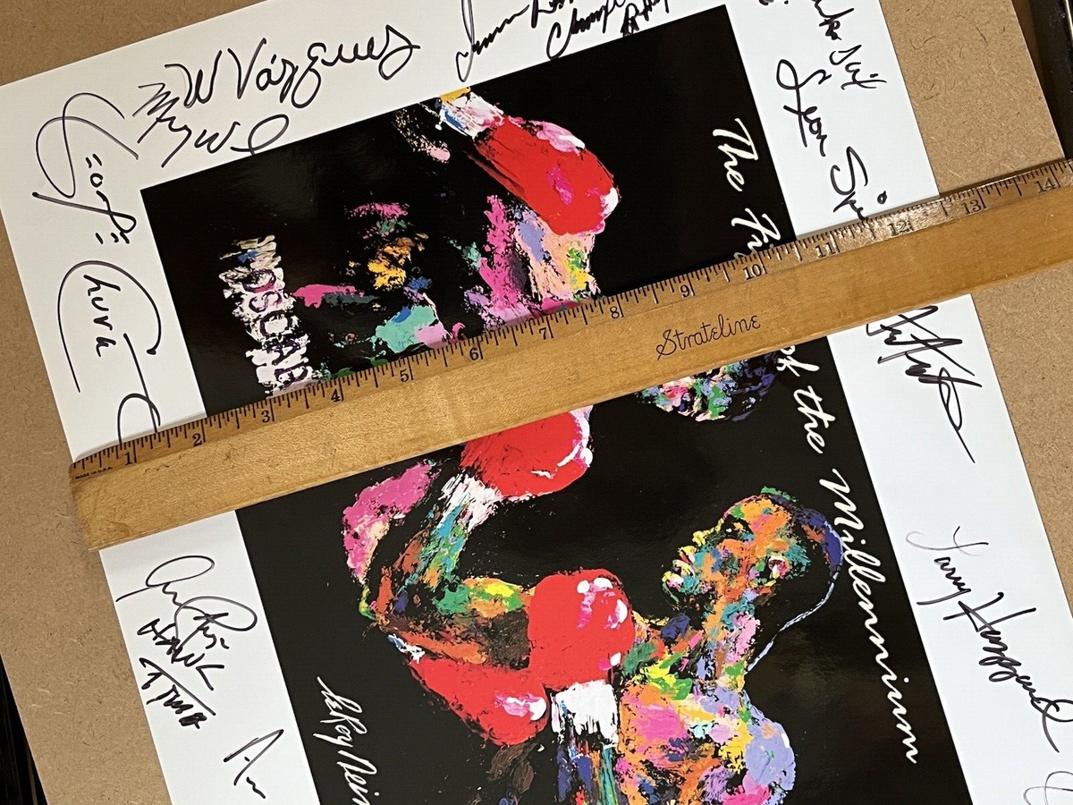 Leroy Neiman + Boxe + Vers 1990 + Tirage Signé Encadré + Acheter Maintenant