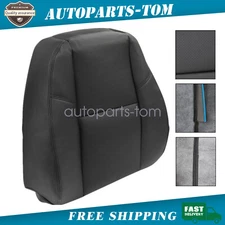 For Cadillac Escalade 2007-2014 Driver Top Replacement Leather Seat Cover Black