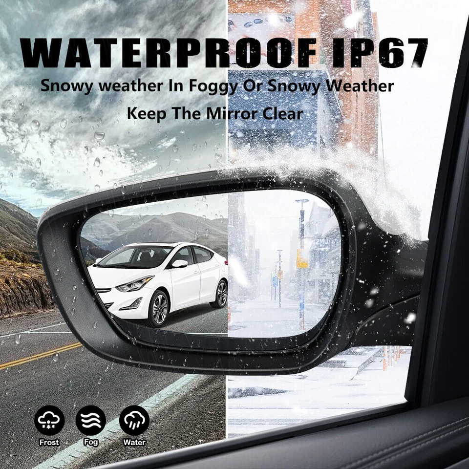 Left Side Electric Door Mirror Assembly For Hyundai Elantra 2011-13 Manual Fold - image 4 of 4