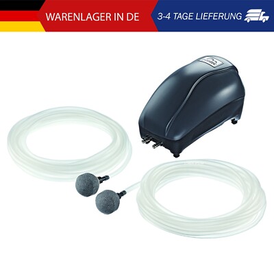Pontec PondoAir Set 200 - Luftpumpen-Set zur Sauerstoffversorgung von Flora und