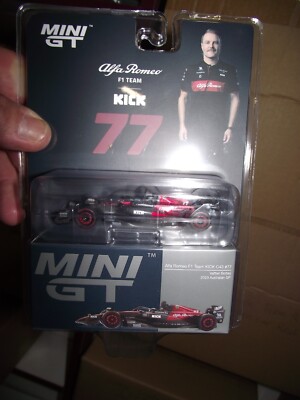 Mini GT 1/64 Alfa Romeo F1 Team kick C43 #77 Valtteri Bottas NIB