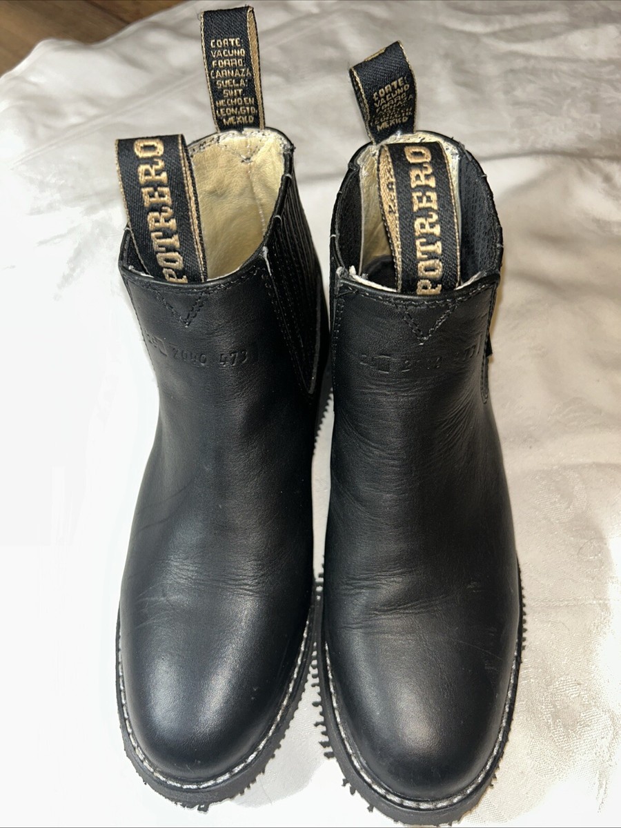 Potrero Black Leather Ankle Boots Potrero Boots Women main image 4