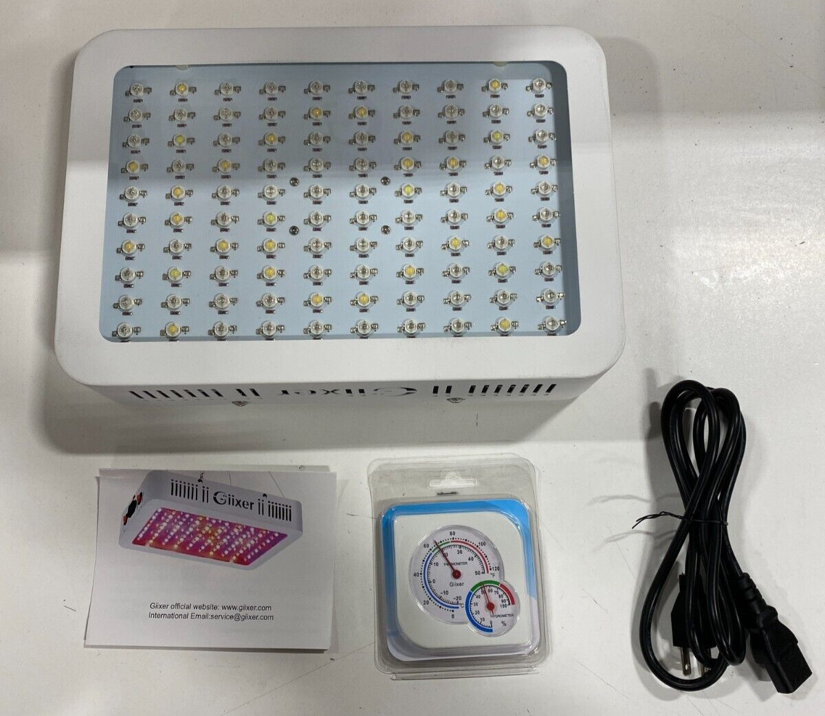 Giixer 1000W LED Grow Light Hydroponic Double Switch Veg Bloom Full Spectrum