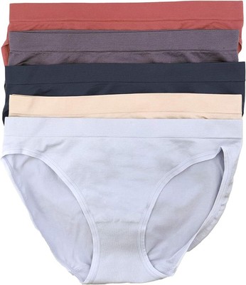 Felina Super Soft Seamless Bikini Bottom 5-Pack Size XL