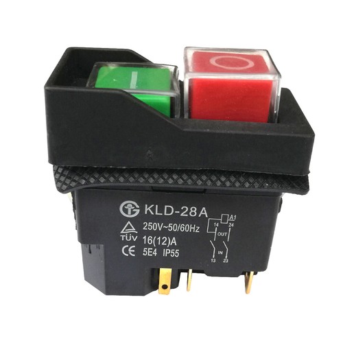 KLD-28A Waterproof Electromagnetic Pushbutton Switch 120V 220V - Foto 5