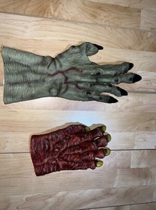 Halloween Monster Gloves Vintage Both Right Handed