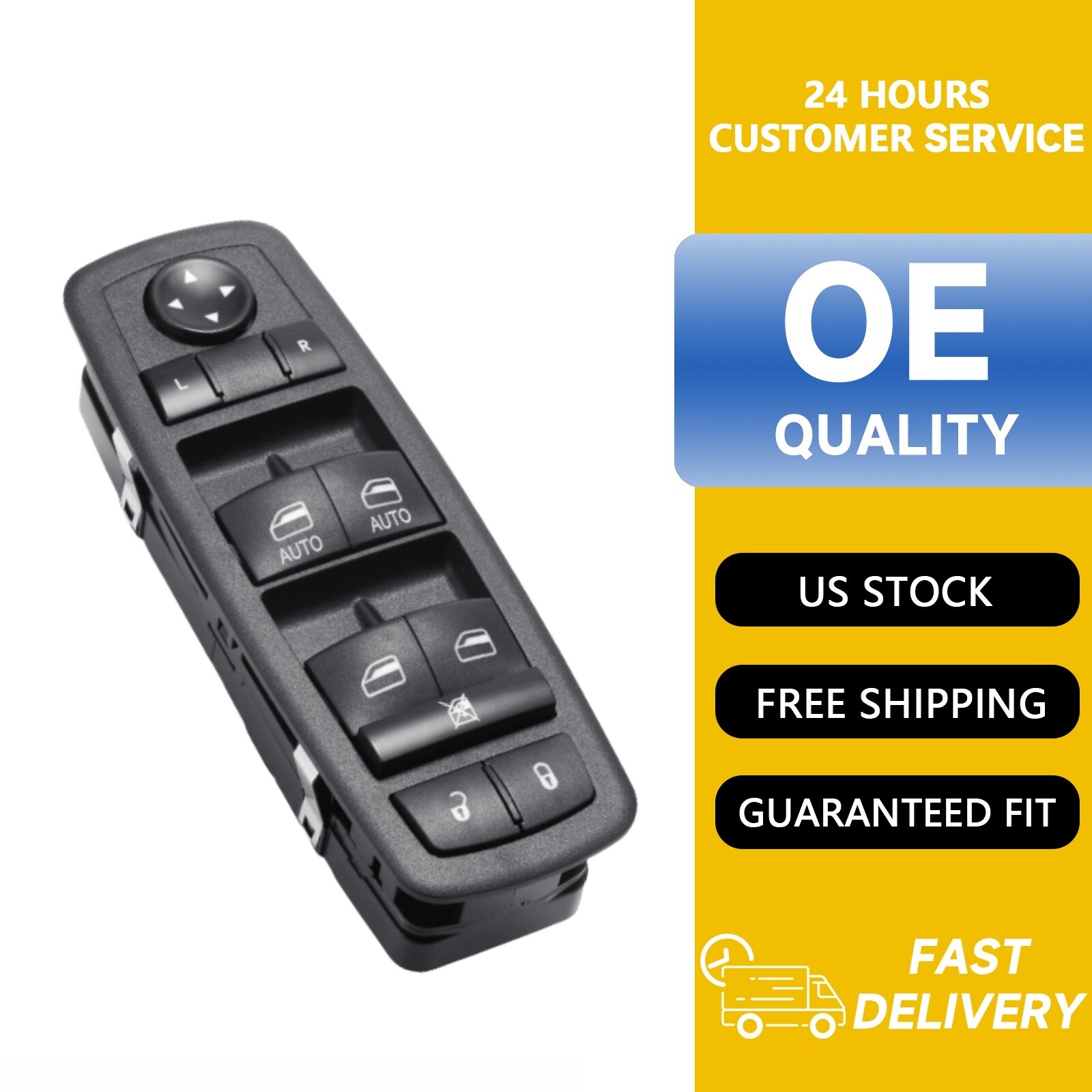 Power Window Switch for Chrysler 200 300 Dodge Charger Ram 1500
