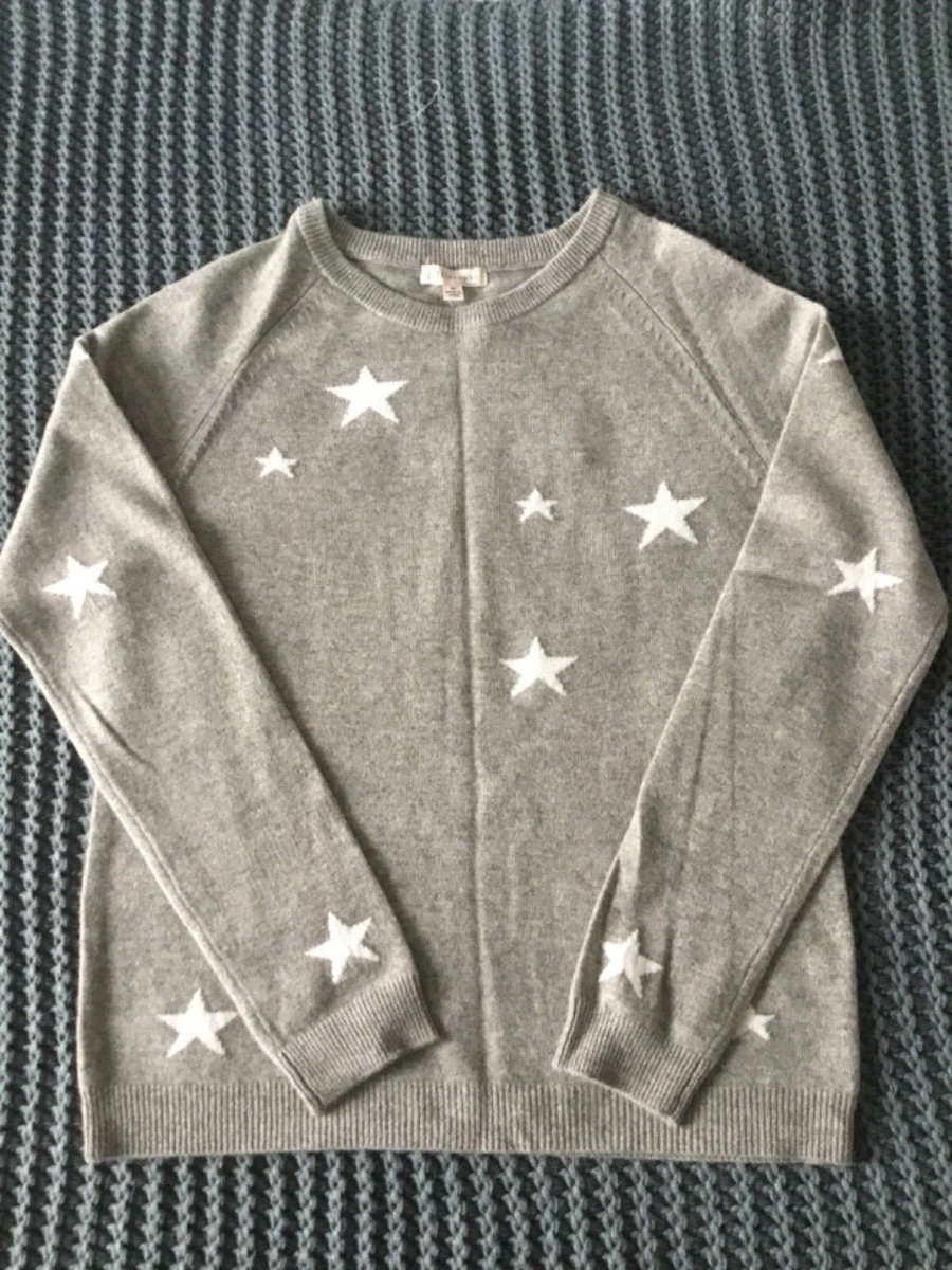 NWT Philosophy Brown/Pink Cashmere Pullover Sweater Size M MSRP