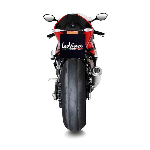 Silencieux arrière d'échappement LeoVince SLIP-ON SBK LV-10 acier inox - Photo 7/9
