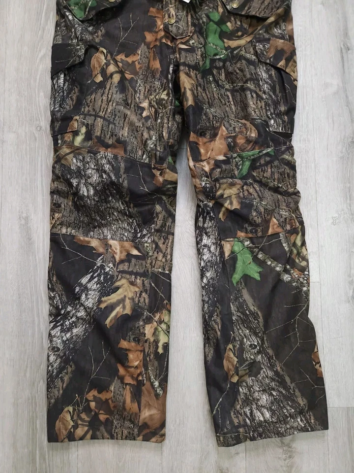 Vintage Hodgman Horcotex 2000 Mossy Oak Camo Bib Pants Mens Medium - Image 3 of 4