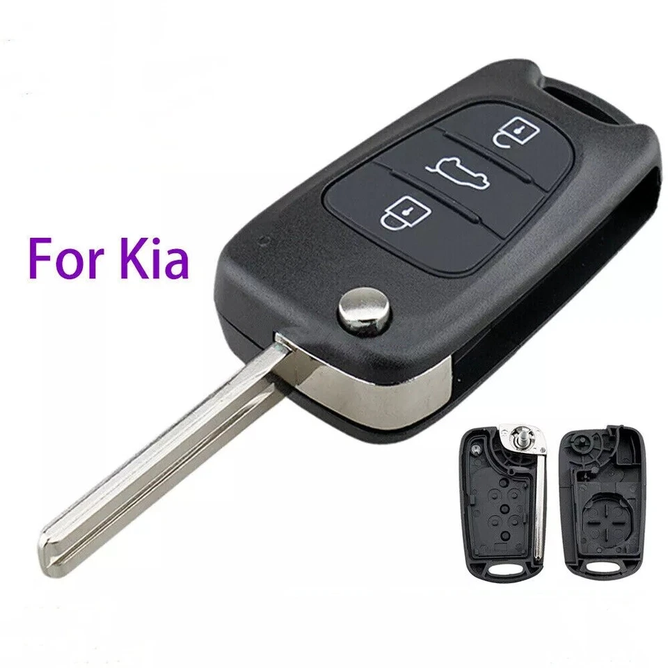 3 Button For Kia Sportage Sorento Ceed Pro Rio Soul Venga Remote Key Fob Case UK - Image 2 of 4