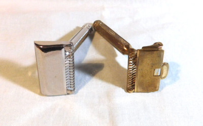 Lot of 2 Vintage Ever-Ready Razors: 1912 ''Flip-Top'' + 1924 ''Shovel Head''