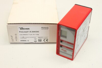 BBC BIRCHER Reglomat 299855/C ProLoop2 1.S.24ACDC Loop Detector 11 pin original box
