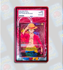 Monkey D Luffy ST01 Pre-Release PSA CGC Beckett | Display Case Extended Art for