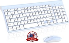 JUEGO DE TECLADO Y MOUSE INALAMBRICOS PEQUE OS PARA MAC Y PC