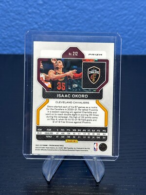 2021-22 Panini Prizm Isaac Okoro Orange Cracked Ice #212 | eBay