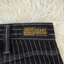Iron Heart Denim Pants Wabash W40 Black