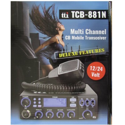TTI TCB-881 CB-Funkgerät Multinorm 12&24 Volt Technik LKW Truck TOP 