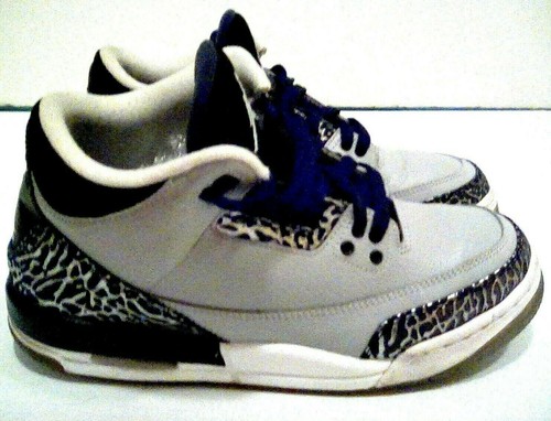 silver jordan 3s