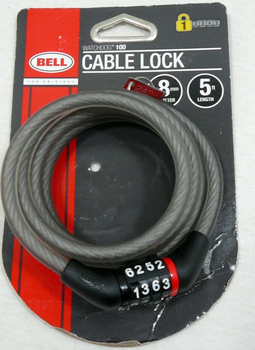 Bell Watchdog 100 Bicycle Cable Lock Length 5ft Diameter 8mm