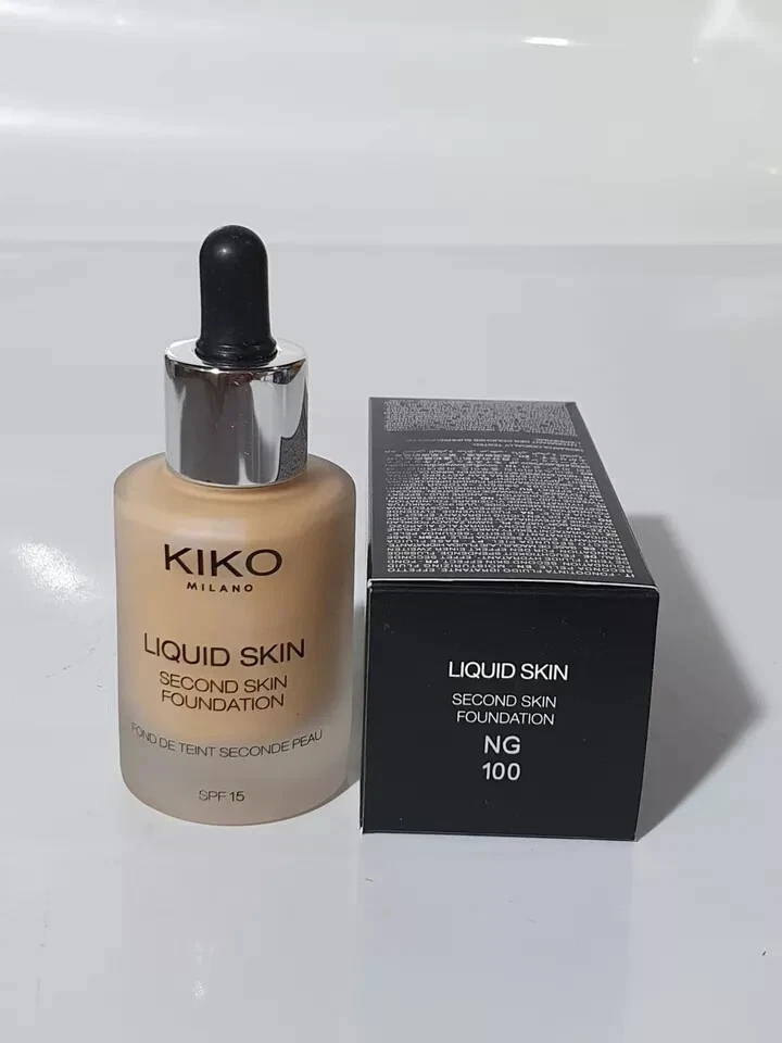 Kiko Milano Liquid Skin Second Skin Foundation NG100 (Neutral Gold) 30ml - Bild 2 von 4