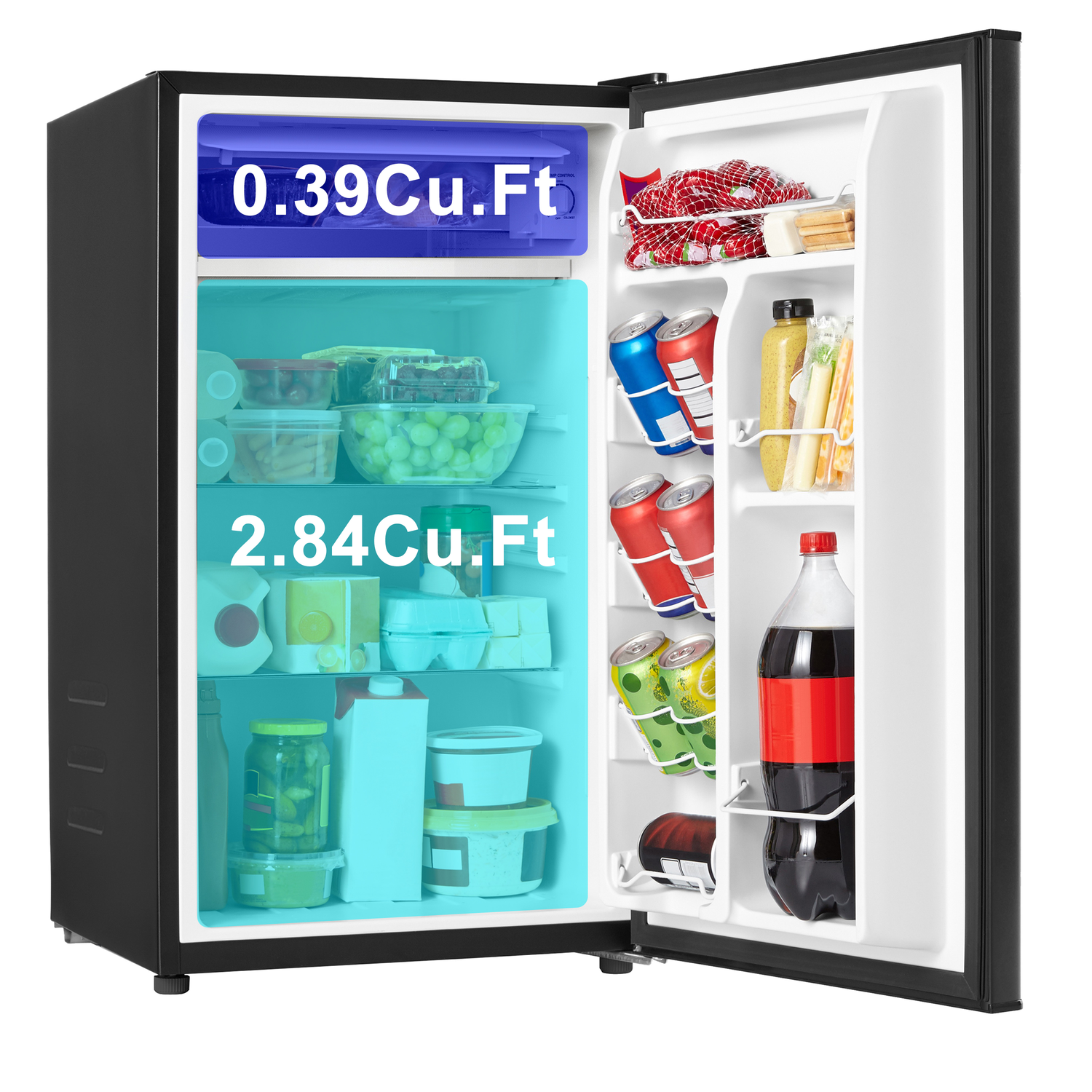 Galanz Glr33mbke02 3 3 Cu Ft Mini Refrigerator For Sale Online Ebay