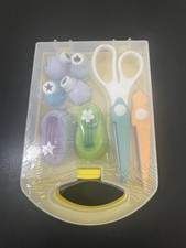 Set Artigianale Puncher Fai da Te per Bambini, Set Forme Foro Artigianale CUORE FOGLIE STELLA