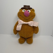 VTG 1976 Fozzie Bear 13  Stuffed Animal Toy Fisher Price 851 Jim Henson Muppets