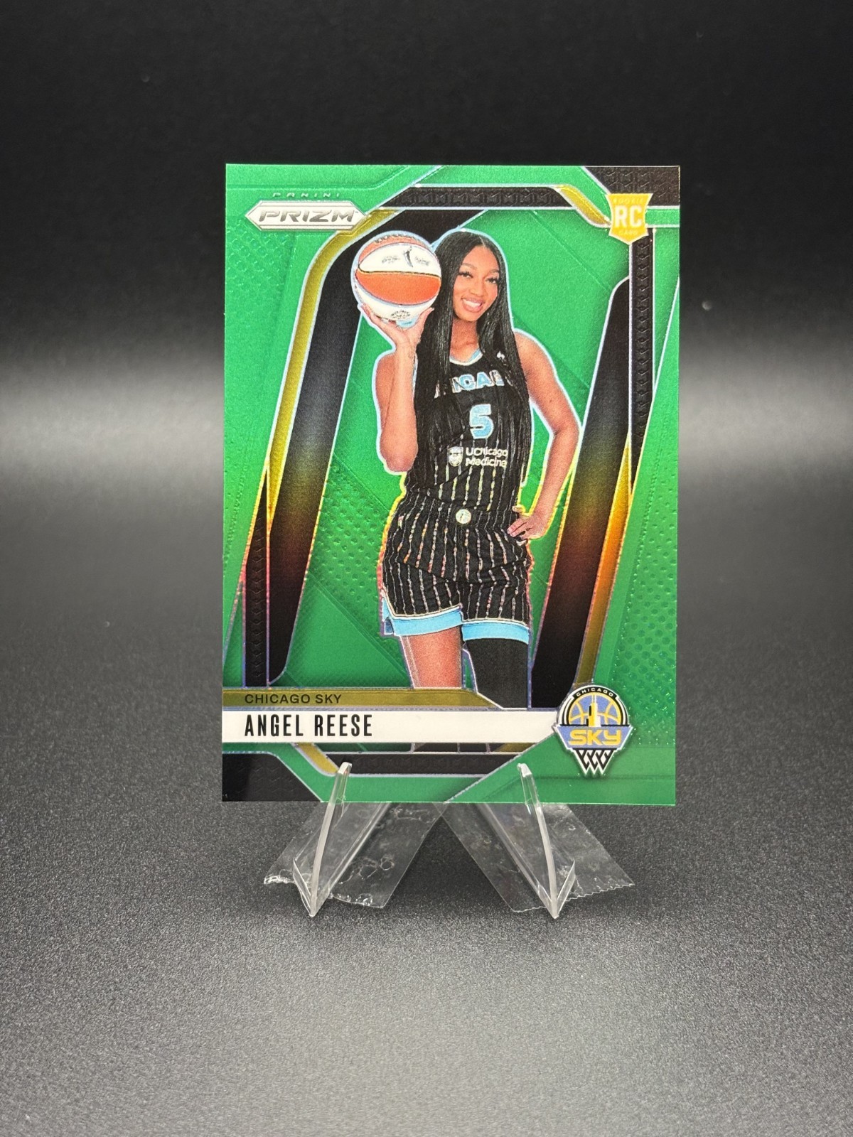 2024 Prizm WNBA Angel Reese #147 Photo Variation Green NM (RC)
