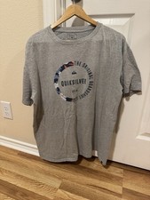 Quiksilver The Original Board Short Co. Regular Fit Heather Grey Tshirt Size XL