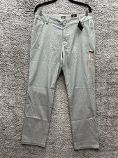 NWT Lee Wrinkle Free Relaxed Fit Straight Leg Pants Heather Gray Women's 10 M