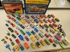 Huge Vintage Matchbox Car Lot Lesney Superfast Hot Wheels Carrying Cases 70+pc