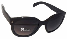 SFx Replacement Sunglass Lenses fits Prada SPR12S  PR12SS - 53mm Wide