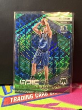 2024-25 Panini Mosaic - Epic Performers Dirk Nowitzki #18 Green Mosaic Prizm